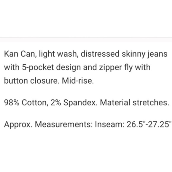 Last one 💕 distressed light wash jeans😍 - Picture 5 of 6